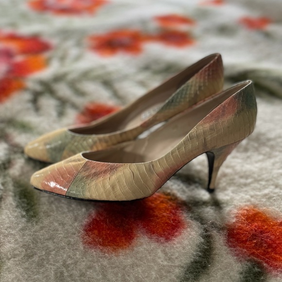 1980s tie dye python pumps - Picture 2 of 5